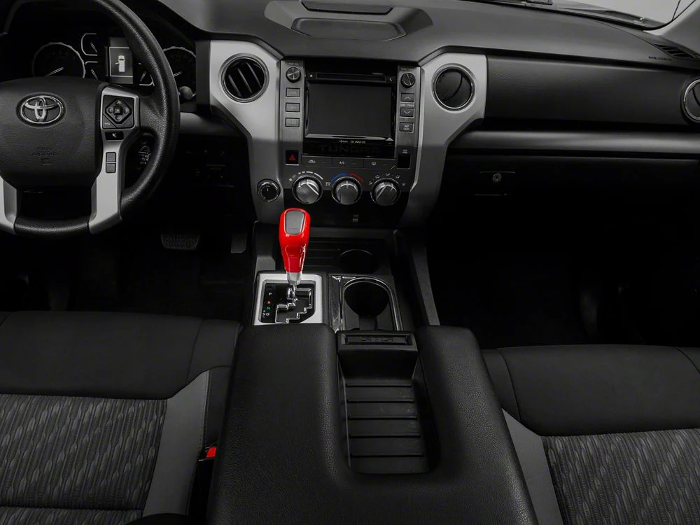 RedRock Shifter Cover Trim; Red (14-21 Tundra) - Image 7