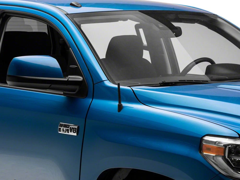 RedRock Short Billet Black Antenna; 5-Inch (07-25 Tundra) - Image 4