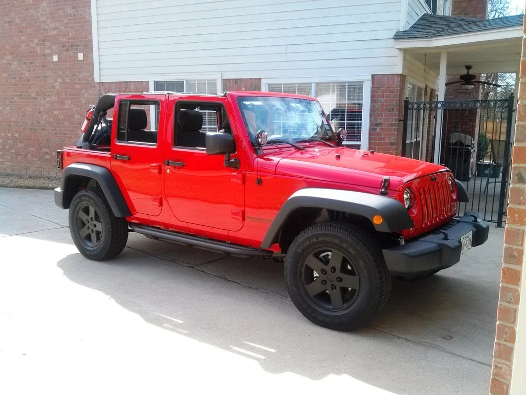 RedRock Side Armor; Textured Black (07-18 Jeep Wrangler JK 4-Door) - Image 18
