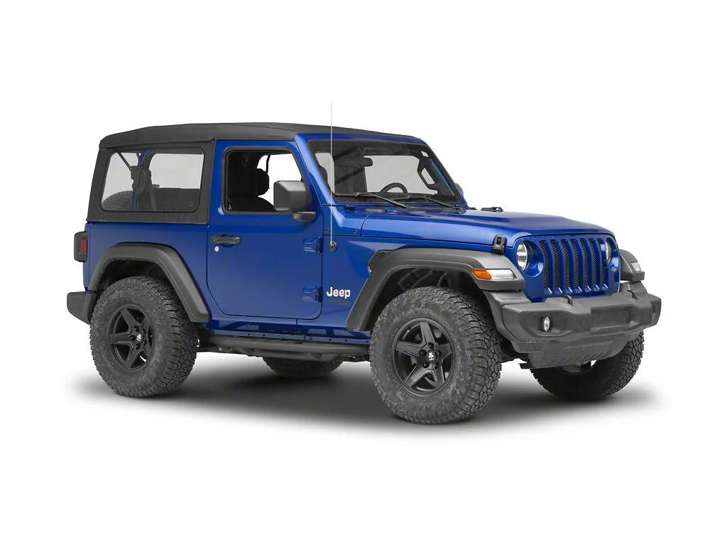 RedRock Side Armor; Textured Black (18-25 Jeep Wrangler JL 2-Door) - Image 5