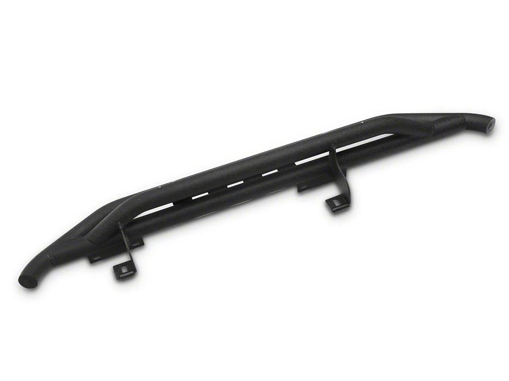 RedRock Side Armor with Step Pads; Textured Black (07-18 Jeep Wrangler JK 2-Door) - Image 7