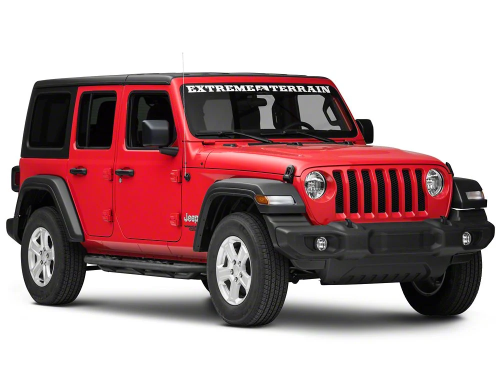 RedRock Side Armor with Step Pads; Textured Black (18-25 Jeep Wrangler JL 4-Door) - Image 6