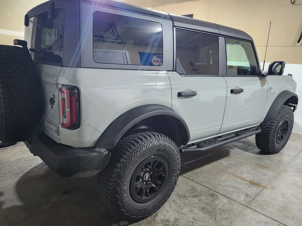 RedRock Side Armor with Step Pads; Textured Black (21-25 Bronco 4-Door) - Image 14