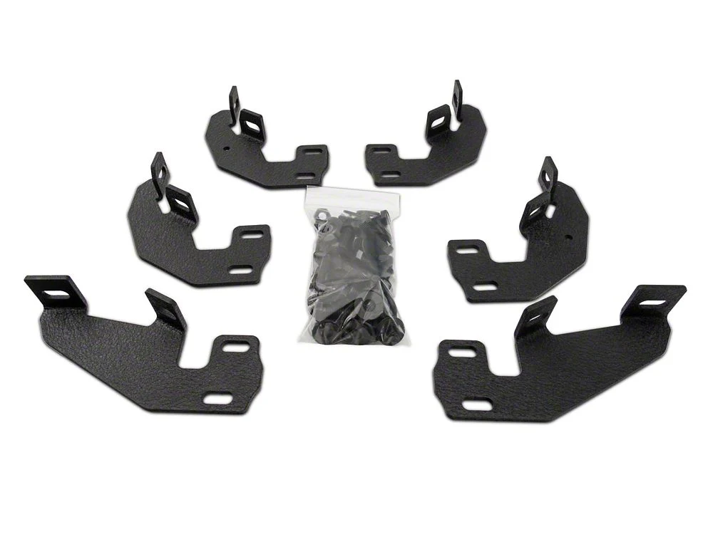 RedRock Side Armor with Step Pads; Textured Black (21-25 Bronco 4-Door) - Image 6