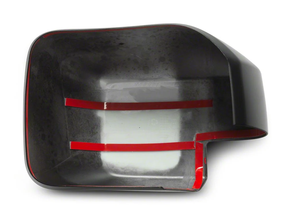 RedRock Side Mirror Cover Trim; Matte Black (21-25 Bronco) - Image 5