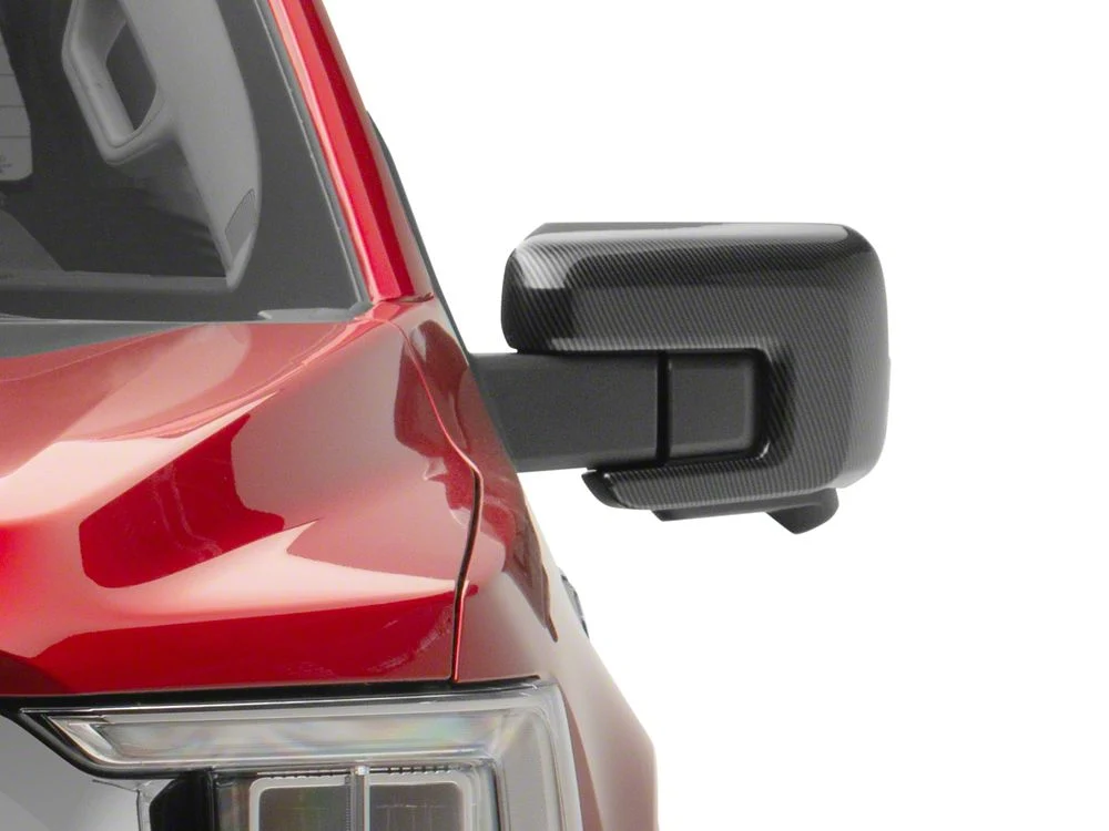 RedRock Side View Mirror Trim; Carbon Fiber (21-25 F-150) - Image 6