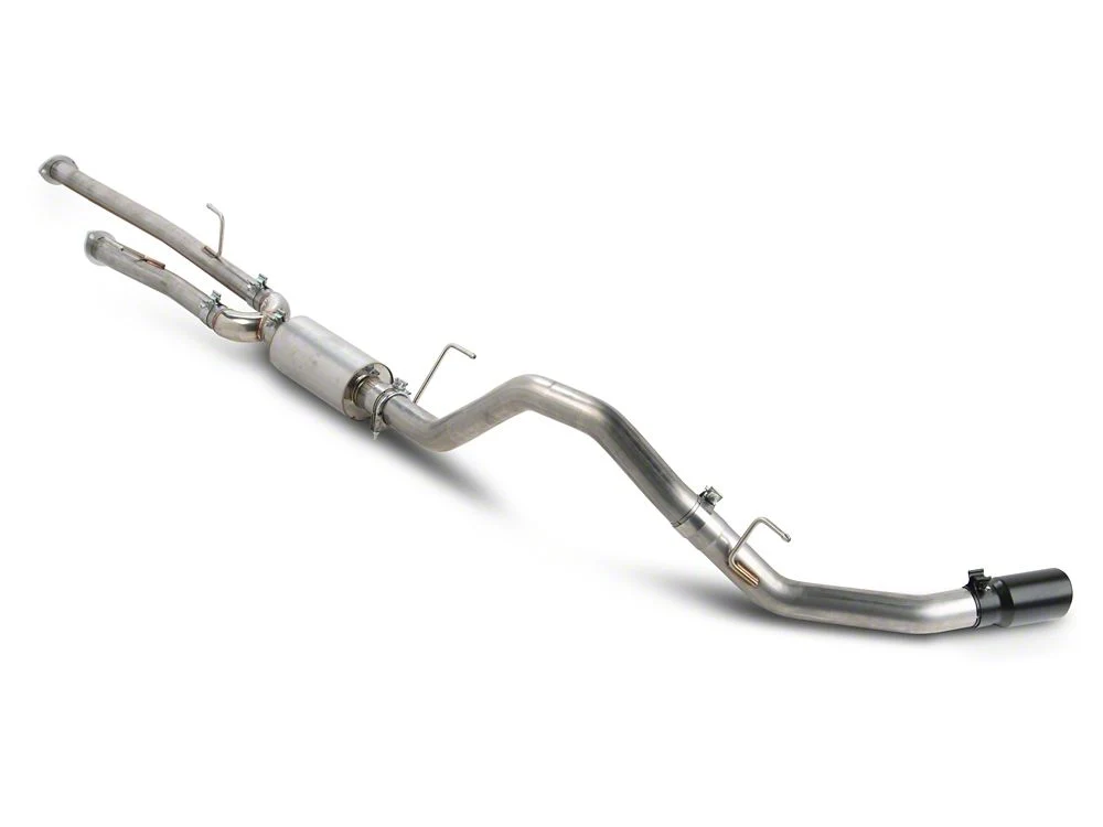 RedRock Single Exhaust System with Black Tip; Side Exit (09-21 5.7L Tundra) - Image 2