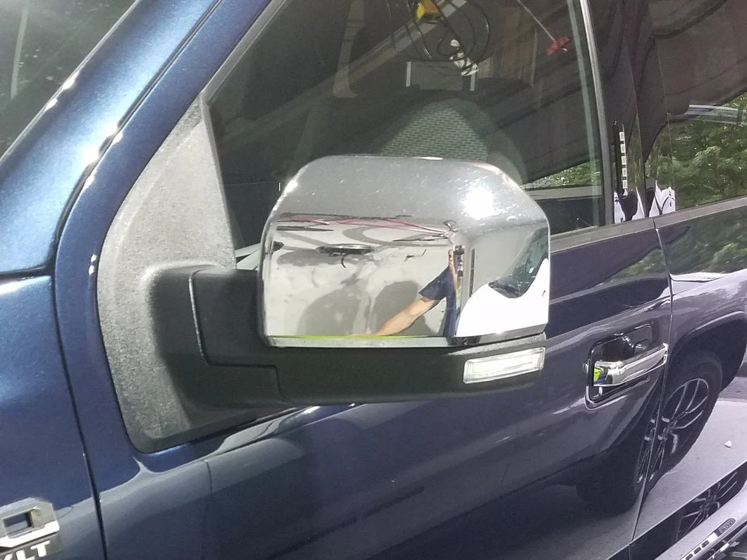 RedRock Skull Cap Replacement Mirror Covers; Chrome (15-20 F-150 w/ Standard Mirrors) - Image 11