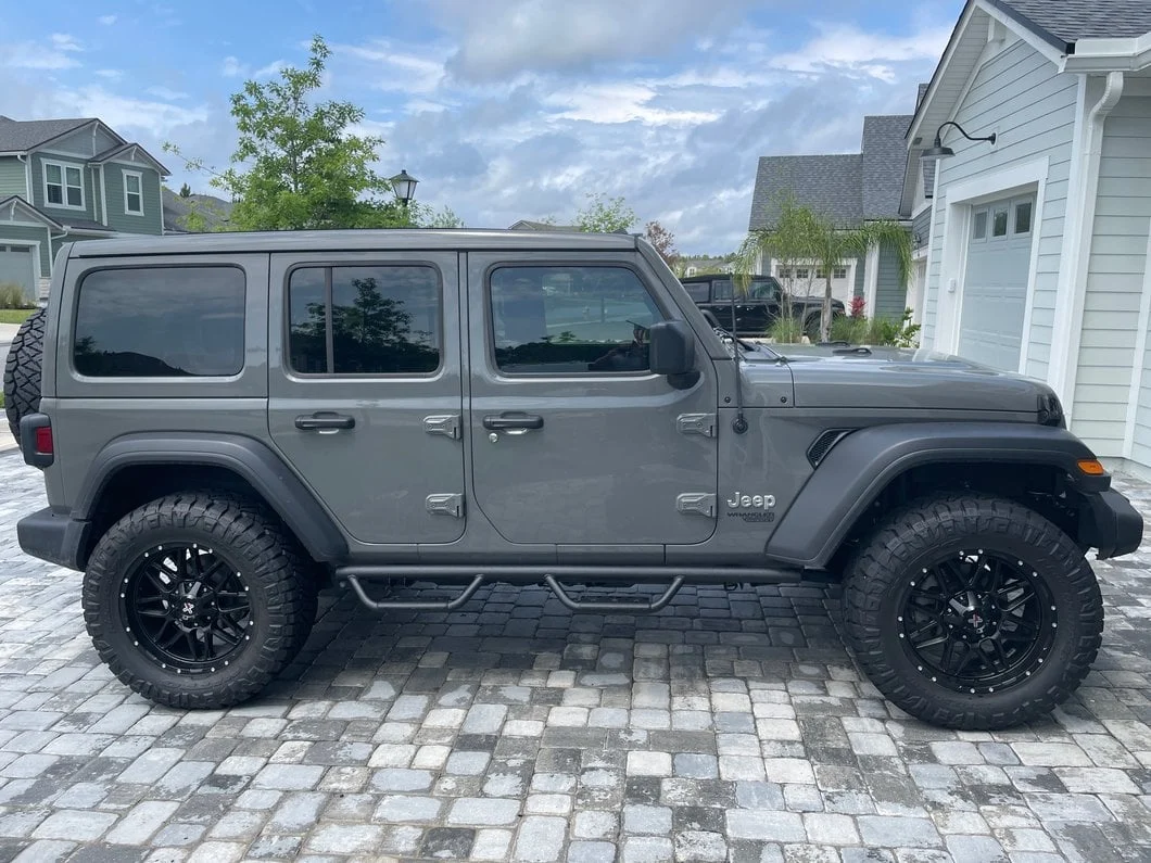 RedRock Solid Steel Drop Side Step Bars (18-25 Jeep Wrangler JL 4-Door) - Image 13