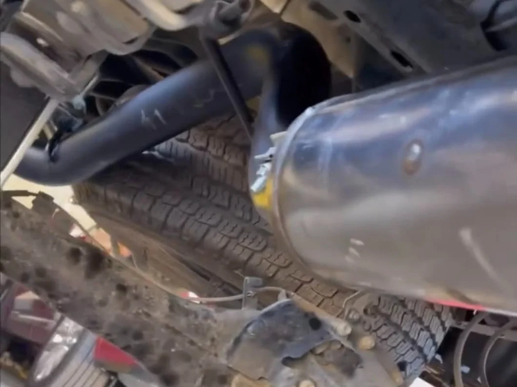 RedRock Stainless Steel Single Exhaust System with Black Tip; Side Exit (16-23 3.5L Tacoma) - Image 11