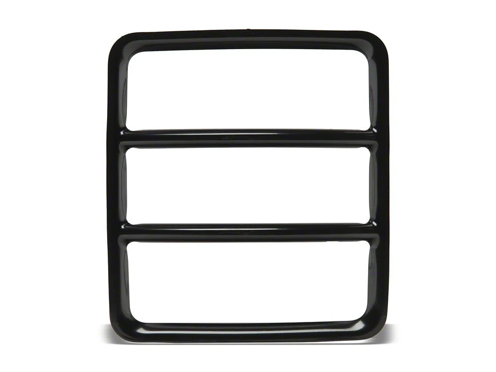 RedRock Steel Tail Light Guard; Gloss Black (18-25 Jeep Wrangler JL w/ Factory Halogen Tail Lights) - Image 5