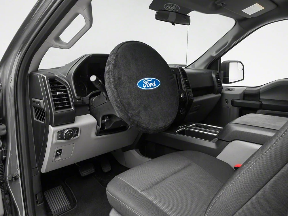 RedRock Steering Wheel Cover with Ford Oval (97-25 F-150)