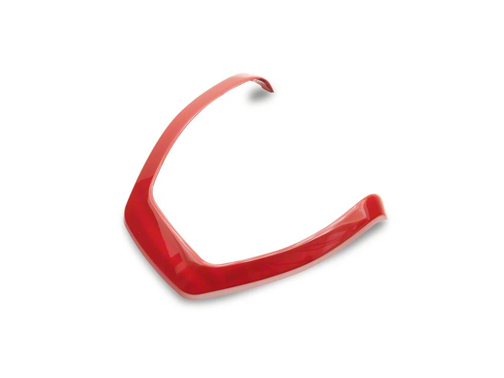 RedRock Steering Wheel Horn Trim; Red (17-22 F-250 Super Duty) - Image 4