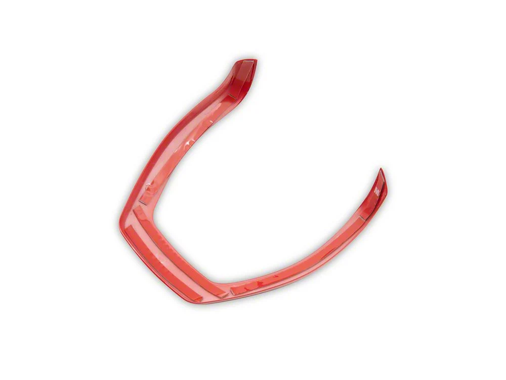 RedRock Steering Wheel Horn Trim; Red (17-22 F-350 Super Duty) - Image 5