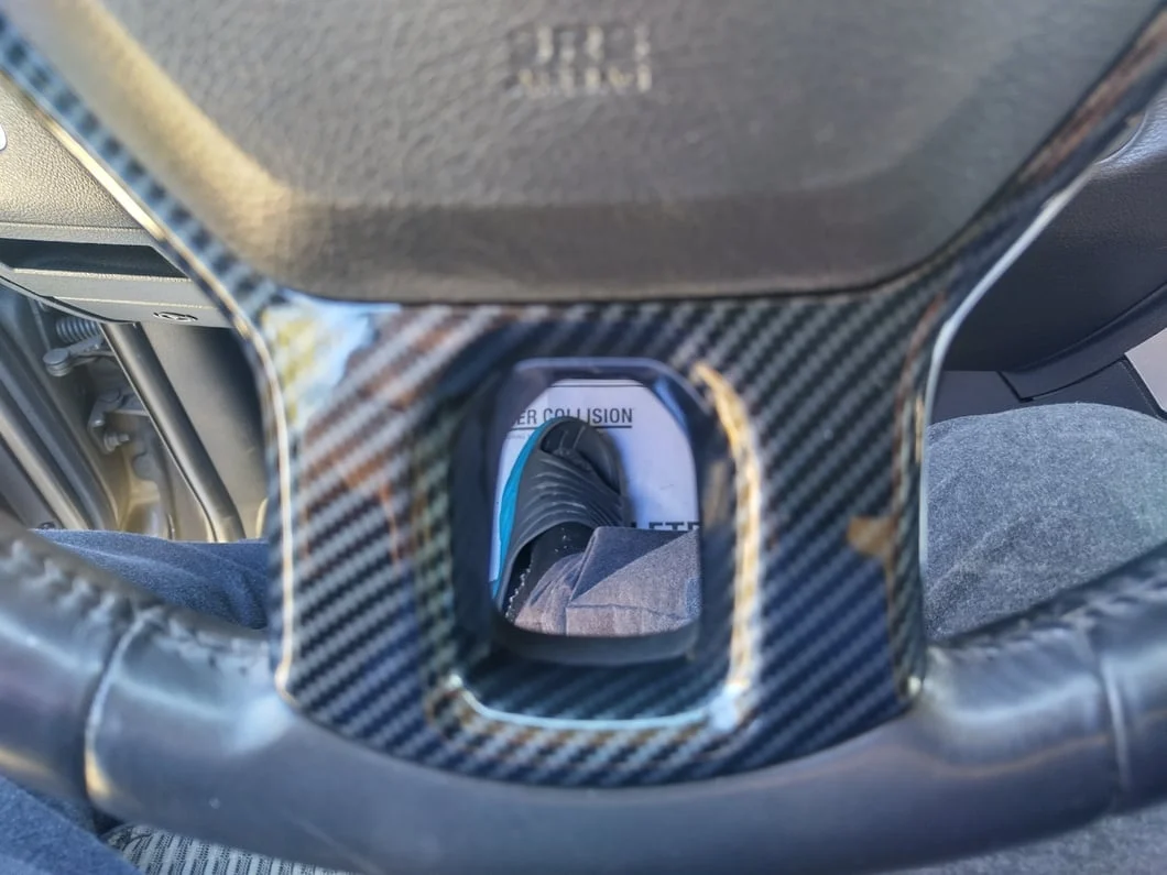 RedRock Steering Wheel Trim; Carbon Fiber (09-18 RAM 1500) - Image 11