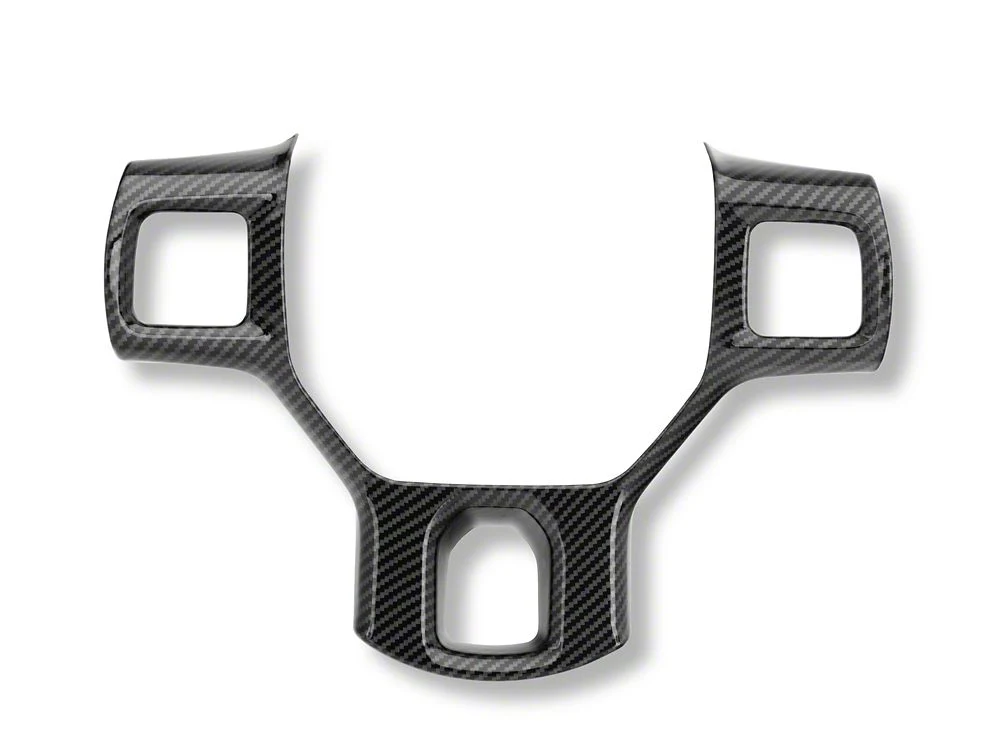RedRock Steering Wheel Trim; Carbon Fiber (09-18 RAM 1500) - Image 3