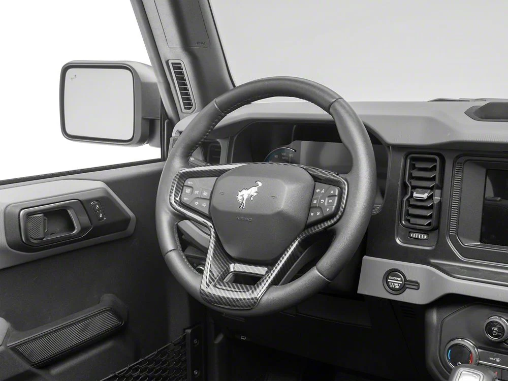 RedRock Steering Wheel Trim; Carbon Fiber (21-25 Bronco) - Image 4