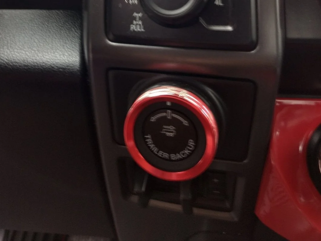 RedRock Steering Wheel Trim; Red (15-20 F-150) - Image 10