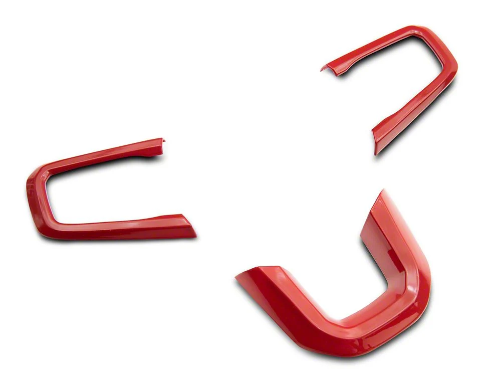 RedRock Steering Wheel Trim; Red (20-25 Jeep Gladiator JT) - Image 2
