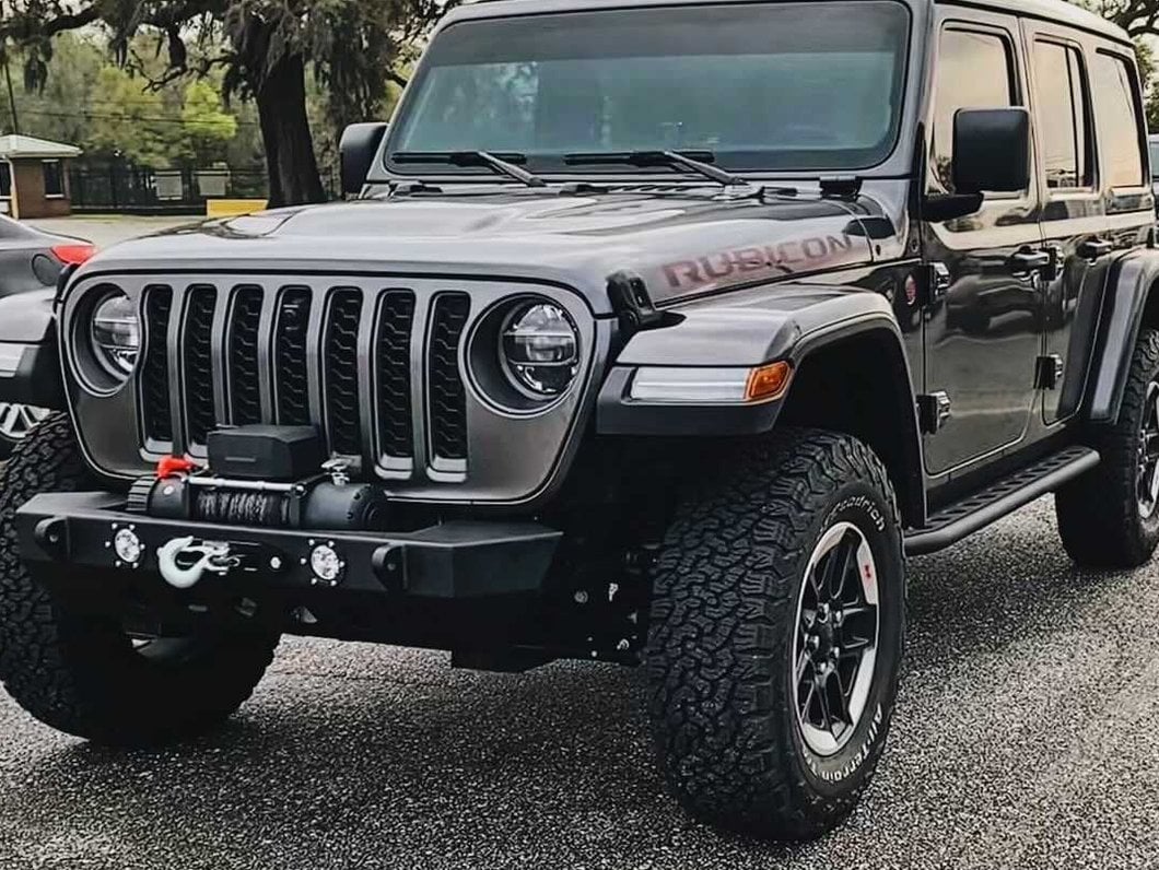 RedRock Stubby Winch Front Bumper with LED Fog Lights (18-25 Jeep Wrangler JL) - Image 11