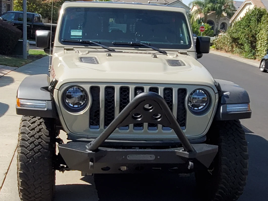 RedRock Stubby Winch Front Bumper with Stinger Bar (20-25 Jeep Gladiator JT) - Image 18