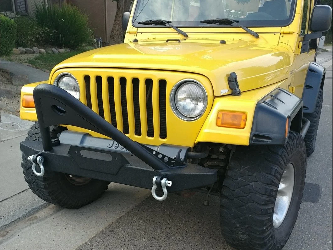 RedRock Stubby Winch Front Bumper with Stinger Bar (87-06 Jeep Wrangler YJ & TJ) - Image 16