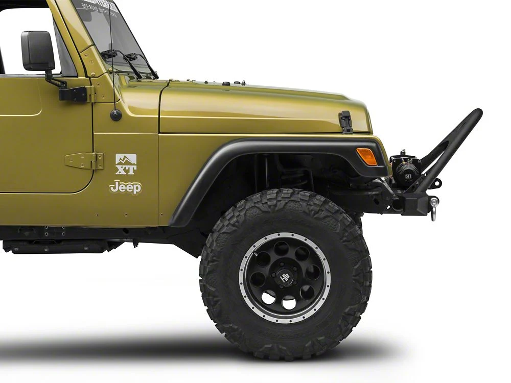 RedRock Stubby Winch Front Bumper with Stinger Bar (87-06 Jeep Wrangler YJ & TJ) - Image 8