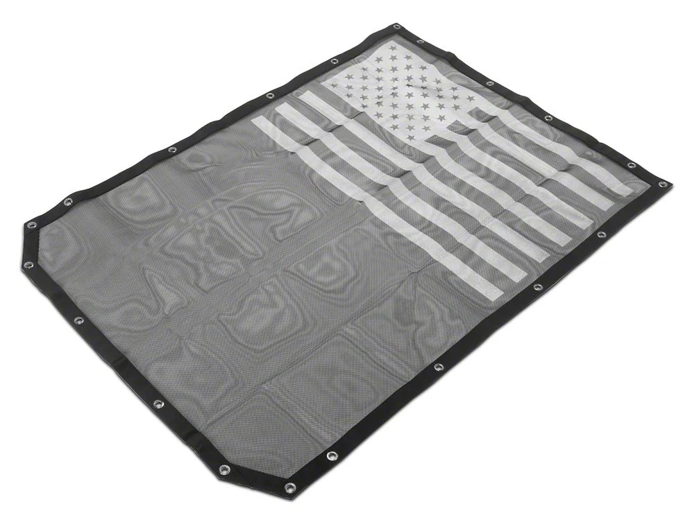 RedRock Sun Shade with Flag Logo (21-25 Bronco 4-Door) - Image 2