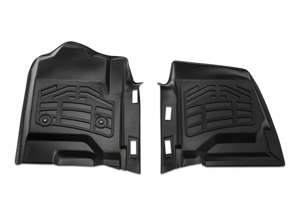 RedRock Sure-Fit Front and Second Row Floor Liners; Black (14-18 Sierra 1500 Double Cab) - Image 14