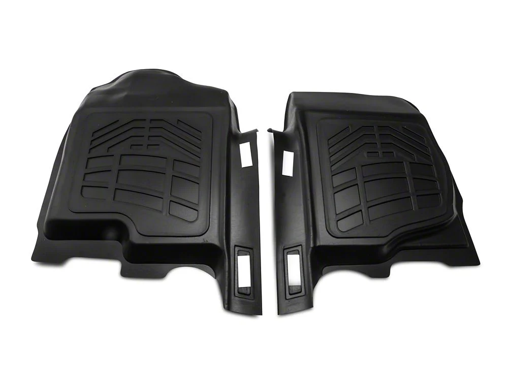 RedRock Sure-Fit Front Floor Liners; Black (07-13 Sierra 1500) - Image 4