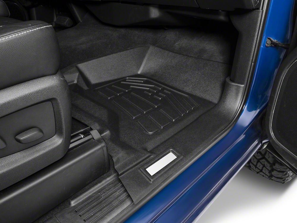 RedRock Sure-Fit Front Floor Liners; Black (14-18 Silverado 1500) - Image 2