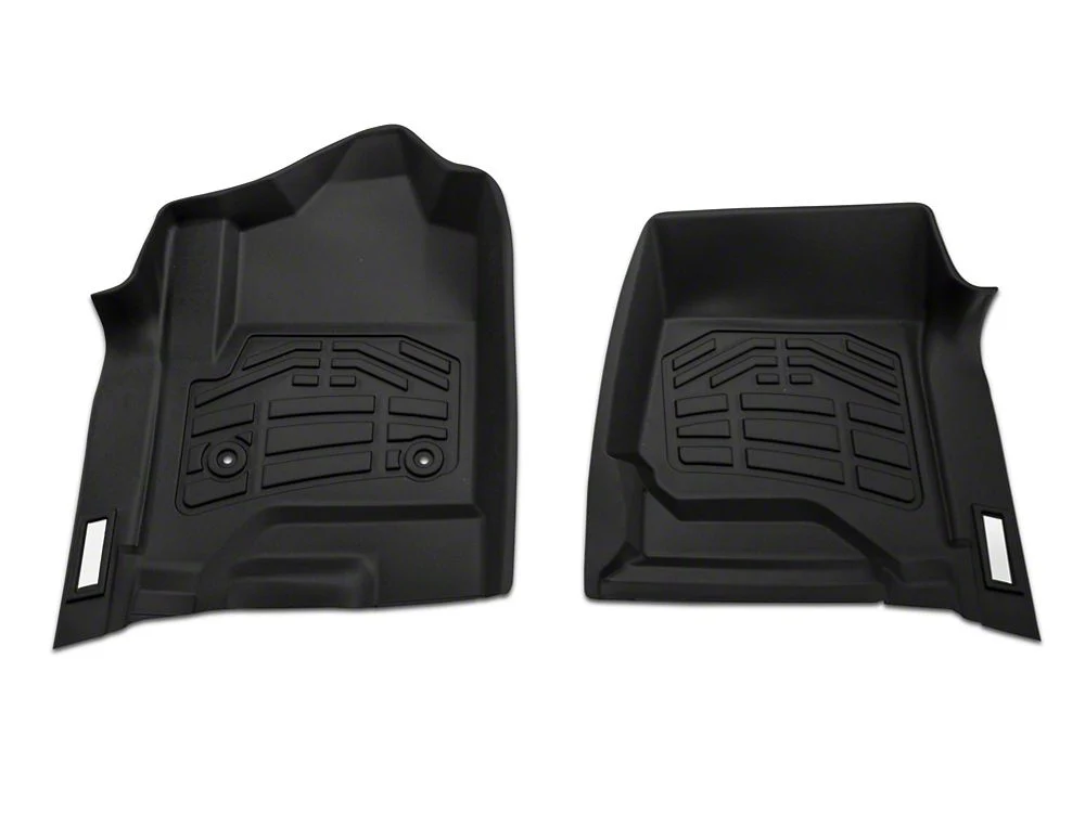 RedRock Sure-Fit Front Floor Liners; Black (15-19 Sierra 3500 HD) - Image 2