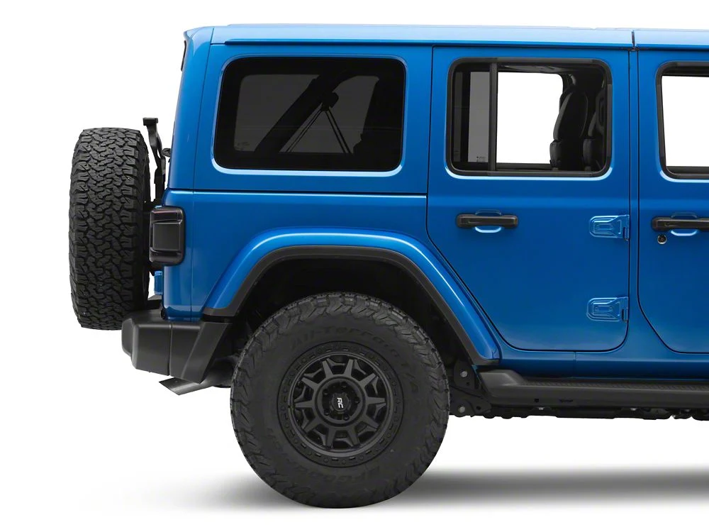 RedRock Tail Light Covers; Smoked (18-25 Jeep Wrangler JL w/ Factory LED Tail Lights) - Image 10