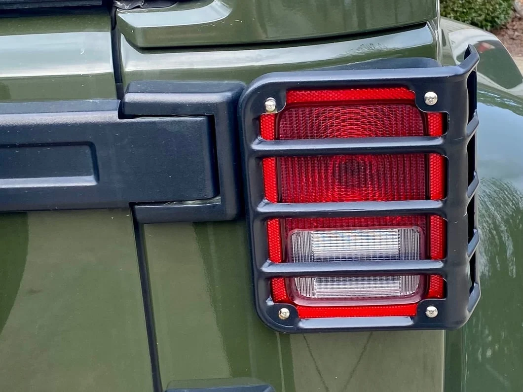 RedRock Tail Light Guards; Matte Black (07-18 Jeep Wrangler JK) - Image 14
