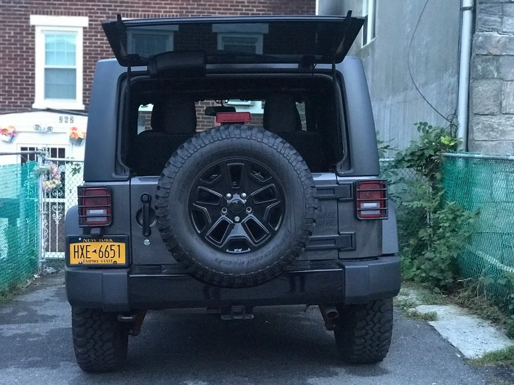 RedRock Tail Light Guards; Matte Black (07-18 Jeep Wrangler JK) - Image 11