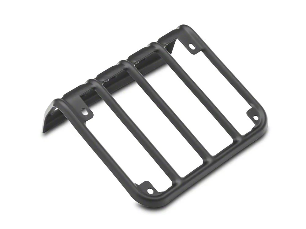 RedRock Tail Light Guards; Matte Black (07-18 Jeep Wrangler JK) - Image 6