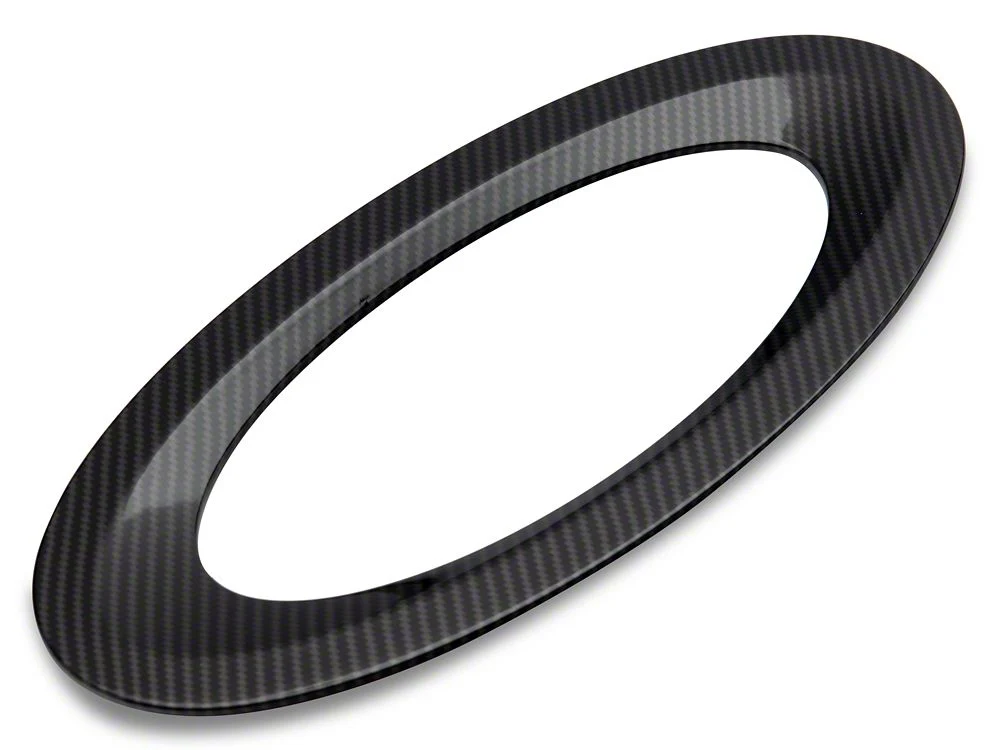 RedRock Tailgate Emblem Trim; Carbon Fiber (21-25 F-150)