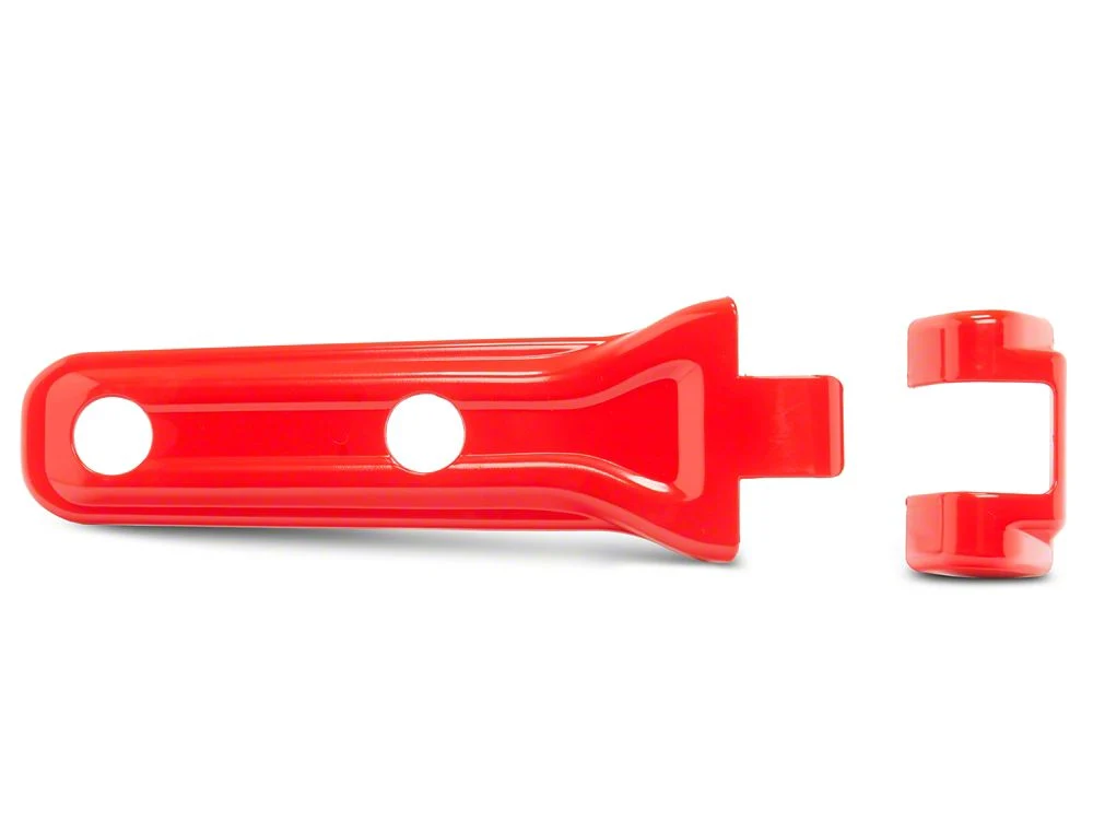 RedRock Tailgate Hinge Cover Kit; Red (18-25 Jeep Wrangler JL) - Image 5