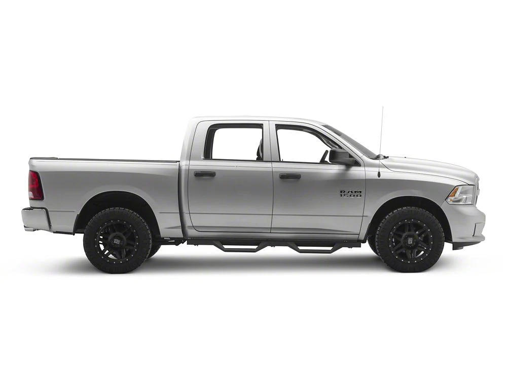 RedRock TC2 Drop Step Running Boards; Textured Black (09-18 RAM 1500 Crew Cab) - Image 12