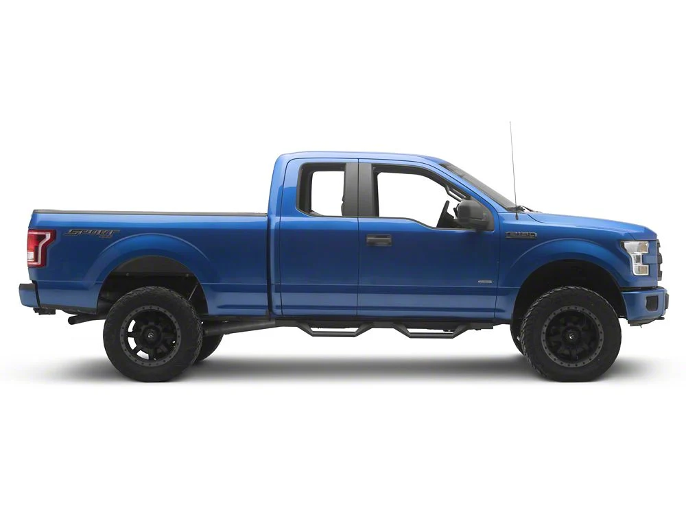 RedRock TC2 Drop Step Running Boards; Textured Black (15-25 F-150 SuperCab) - Image 12