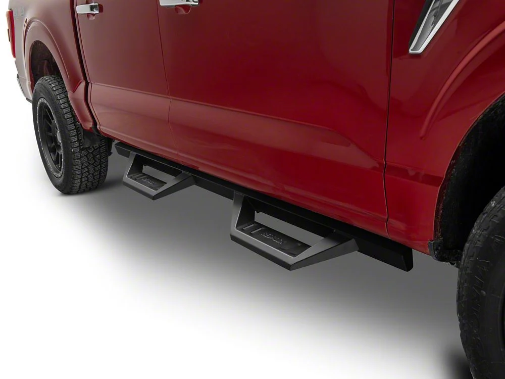 RedRock TC2 Drop Step Running Boards; Textured Black (15-25 F-150 SuperCrew) - Image 7
