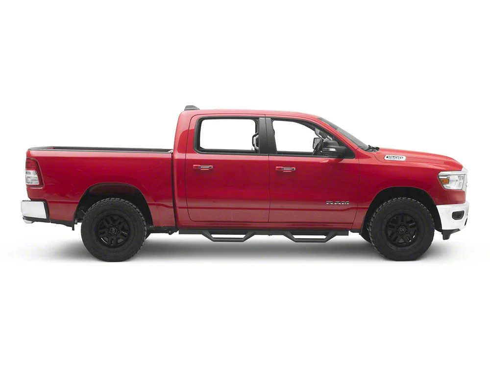 RedRock TC2 Drop Step Running Boards; Textured Black (19-25 RAM 1500 Crew Cab) - Image 11