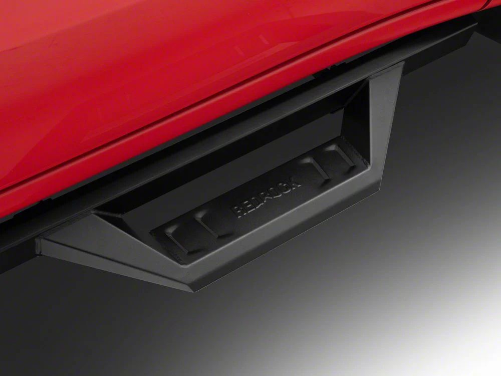 RedRock TC2 Drop Step Running Boards; Textured Black (19-25 Sierra 1500 Crew Cab) - Image 4