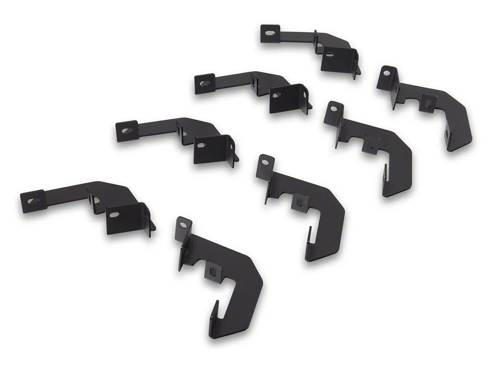 RedRock TC2 Drop Step Running Boards; Textured Black (20-25 Silverado 2500 HD Crew Cab) - Image 8