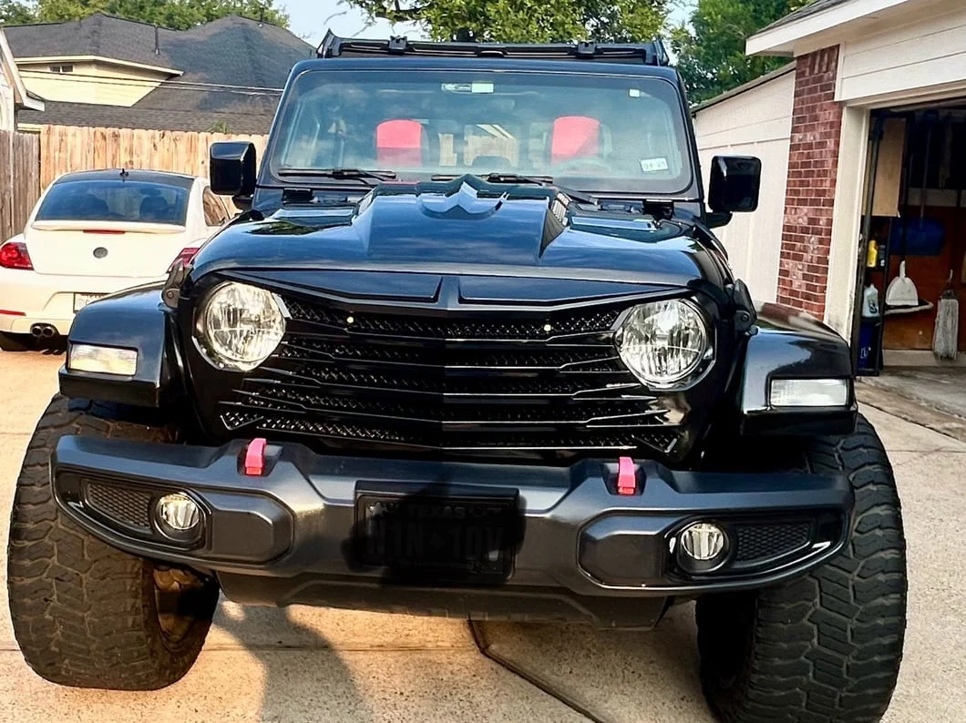 RedRock Tomahawk Grille; Matte Black (20-25 Jeep Gladiator JT) - Image 13