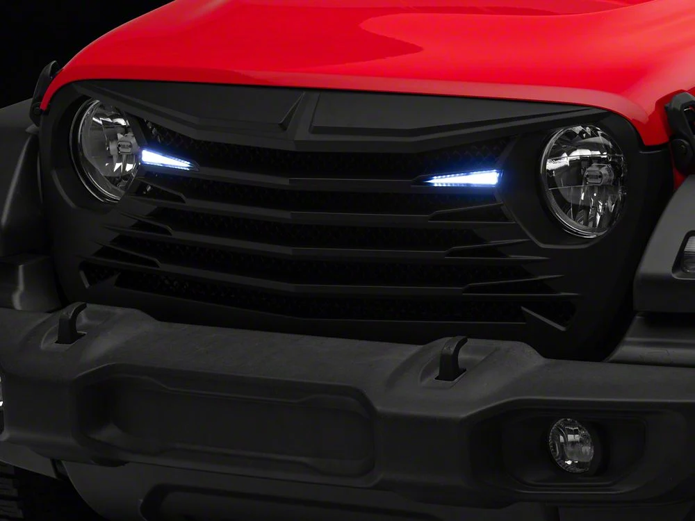 RedRock Tomahawk Grille with LED Lighting (18-25 Jeep Wrangler JL) - Image 4