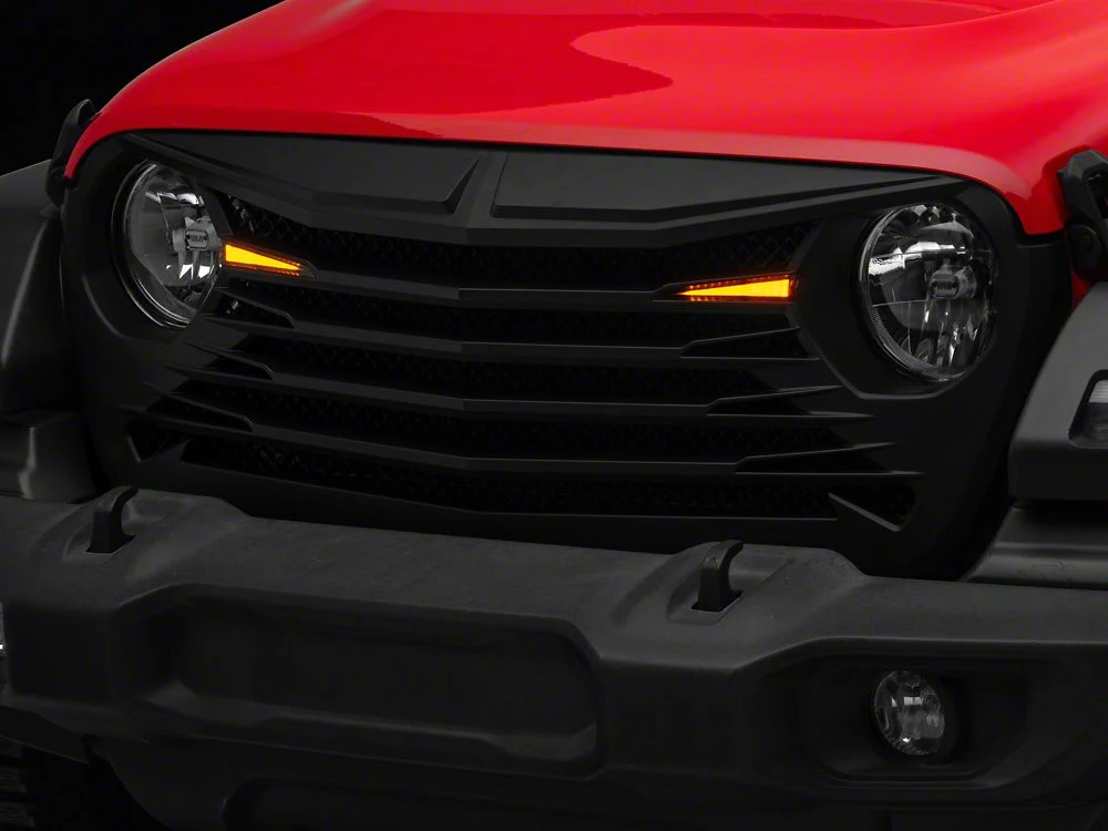 RedRock Tomahawk Grille with LED Lighting (18-25 Jeep Wrangler JL) - Image 7