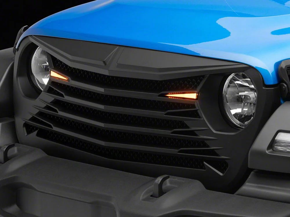 RedRock Tomahawk Grille with LED Lighting (20-25 Jeep Gladiator JT) - Image 7