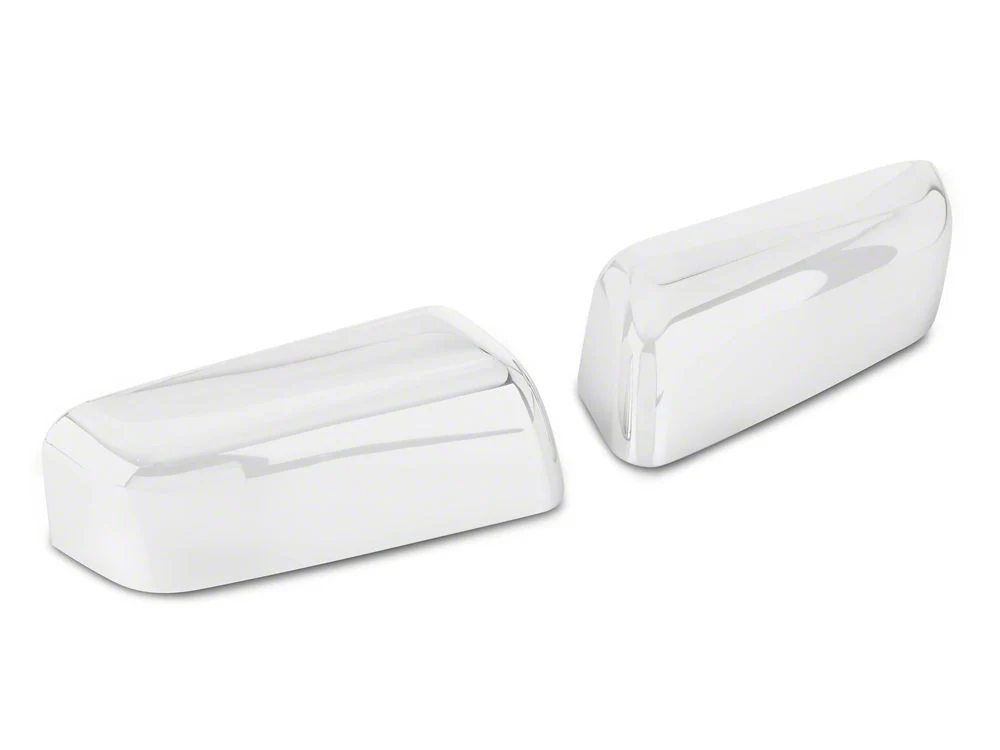 RedRock Top Half Mirror Covers; Chrome (04-08 F-150) - Image 2
