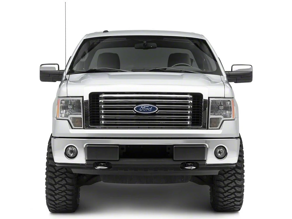 RedRock Top Half Mirror Covers; Chrome (09-14 F-150 w/o Towing Mirrors) - Image 3